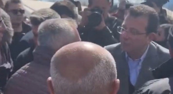 Gaziantep’e giden İmamoğlu’na depremzededen tepki: HDP ile işbirliği yapıyorsun