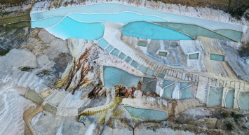 Giresun'undaki 'Göksu Travertenleri' Baş Döndürüyor!