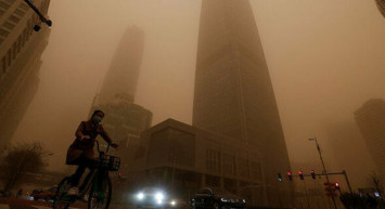 Güney Kore Kum Fırtınasına Teslim Oldu