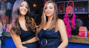 Hande Erçel'in ablası Gamze Erçel sosyal medyayı sallamaya devam ediyor! Transparanlı mini elbiseli bu pozu çok konuşulacak