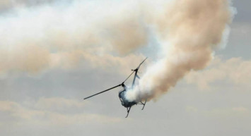 Helikopter alev alarak yere çakıldı: Çok sayıda ölü var