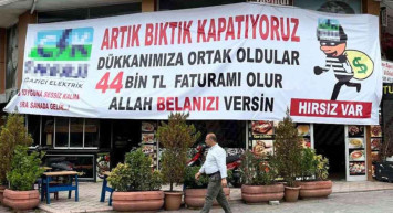Hırsız var pankartı açan kebapçı esnaf kim, dükkanı nerede? Artık bıktık, kapatıyoruz, hırsız var afişi astı