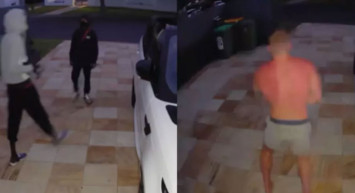 Hırsızlık için girdikleri evin sahibi boksör çıktı!