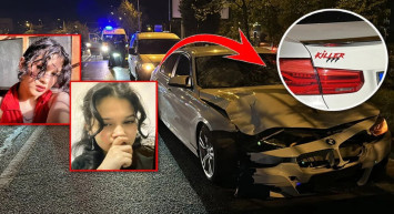İki kız kardeşi hayattan kopardı: Otomobilin arkasında dikkat çeken yazı