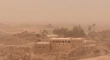 Irak genelinde kum fırtınası devam ediyor! Kerkük şehrini kum fırtınası vurdu: O anlar kameralara yansıdı