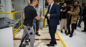 Işıkhan, işçilerle iftar yaptı