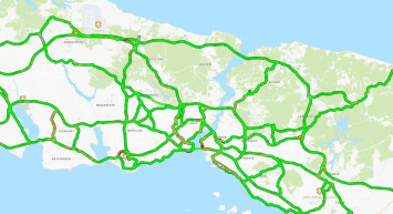 İstanbul trafiği Ramazan Bayramı tatiliyle "Yeşile" büründü!