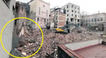 İstanbul'da 200 yıllık genelevin yıkımı esnasında ortaya çıktı: Osmanlı hamamı kalıntıları bulundu