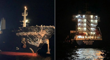 İstanbul’da korku dolu anlar: Boğazda iki gemi çarpıştı