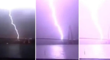 İstanbul’da korku dolu dakikalar: Yavuz Sultan Selim Köprüsü’ne yıldırım düştü