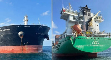 İstanbul’da korkutan kaza: Ahırkapı’da iki gemi çarpıştı