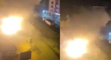 Kadıköy’de korku dolu anlar: Bir anda patladı, alevler havayı aydınlattı