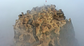 Kapadokya güzelliklerini ziyaretçilere cömertçe sunuyor!