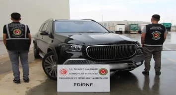 Kapıkule'de Sahte Evrakla Yurda Sokulmak İstenen 51 Milyon Lira Değerinde Lüks Otomobile El Konuldu