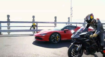 Kenan Sofuoğlu ve Toprak Razgatlıoğlu 1915 Çanakkale Köprüsü'nden rüzgar gibi geçti!