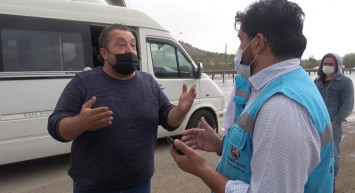 Kırkkale'de Kovid'li Yolcu Taşıyan Sürücünün Bahaneleri Pes Dedirtti