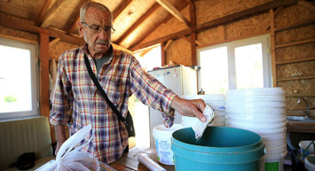 Kırklareli'nin, Armağan köyünde müşteriler çilek ve sebzeleri dalından toplayıp ücreti kulübeye bırakıyorlar!