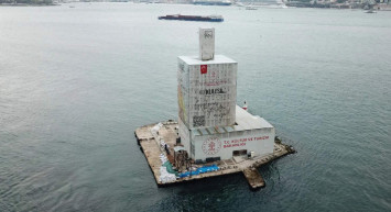 Kız Kulesi restorasyonu tamamlanıyor: Duvarlardan midye kabuğu çıktı