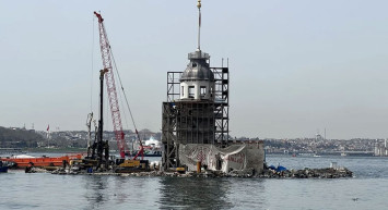 Kız Kulesi’nin kubbesi ortaya çıktı: Açılış tarihi belli oldu