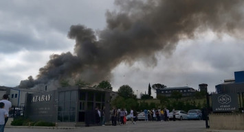 Kocaeli'de kimya fabrikasında patlama ardından yangın çıktı!