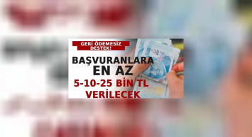 KOSGEB'den geri ödeme şartsız para desteği: 5-10-20 bin TL karşılıksız destek!