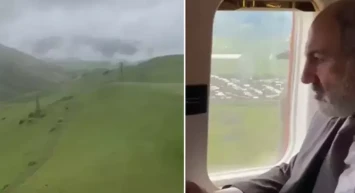 Kötü hava koşulları: Ermenistan Başbakanı Paşinyan'ın helikopteri planlanmayan rotada!