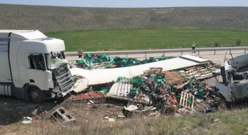 Kütahya’da Tır Felaketi Yaşandı: 2 Ölü, 1 Yaralı