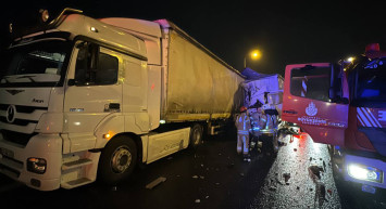 Kuzey Marmara Otoyolu'nda yaşanan kaza can aldı! Olay yerine birçok ekip sevk edildi