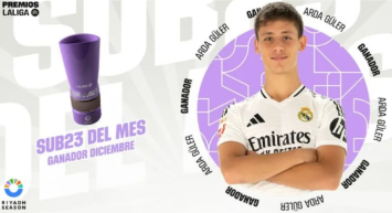 La Liga'dan Arda Güler'e ödül