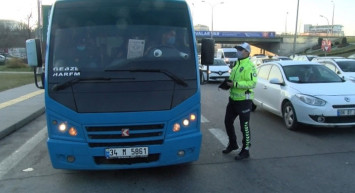 Maltepe'de Fazla Yolcu Alan Minibüs Şoförüne Ceza!