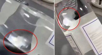 Marketten su alan kadın şok geçirdi: Şişelerin içinden denizanası çıktı