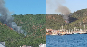 Marmaris’te orman yangını: Çok sayıda ekip müdahale ediyor