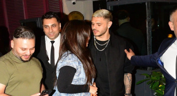 Mauro Icardi ve Wanda Nara İstanbul sokaklarında: Taraftarlardan sevgi seli