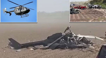 Meksika’da helikopter kazası: 3 ölü!