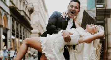 Melis Sütşurup gelinliği gündem oldu!