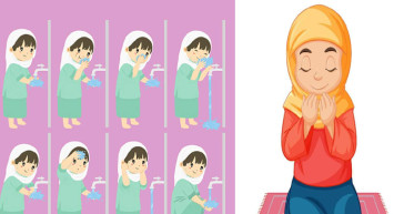 Namaz abdesti nasıl alınır? Kadınlar için resimli madde madde namaz abdesti alınışı