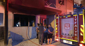 Nevşehir'de bıçaklı tartışma sonrası ev yangını