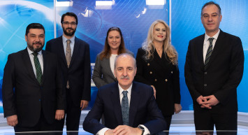 Numan Kurtulmuş TBMM TV'yi ziyaret etti: Dünyada ilk üçteyiz