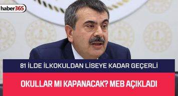 OKULLAR MI KAPANIYOR? MEB 81 ilde kapatmaya gidecek! İlkokuldan liseye kadar her kademede geçerli