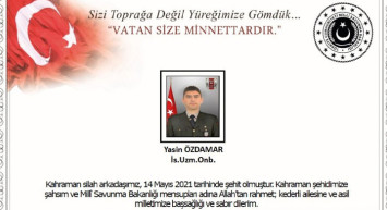 Pençe-Şimşek Harekatı'nda Bir Asker Şehit Oldu