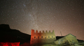 Santa Harabeleri'nde göz kamaştıran gece