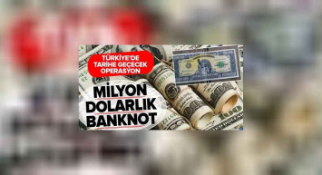 Sınırlı sayıda üretilen 1 milyon dolarlık tek banknot Türkiye'de ortaya çıktı!