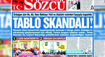 Sözcü Gazetesi'nden skandal manşet! Kendi kendilerini yalanladılar!