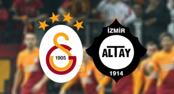 Süper Lig Altay - Galatasaray karşılaşması