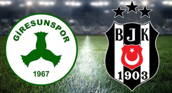 Süper Lig Giresunspor - Beşiktaş karşılaşması