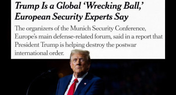 Trump, Küresel Bir “Yıkım Topu” Olarak Nitelendirildi