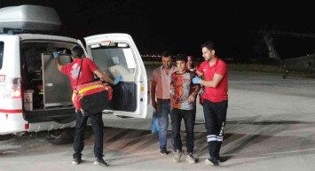 Van'da polis helikopteri bu kez de 15 yaşındaki genç için havalandı! 15 yaşındaki genç hastaneye ulaştırıldı