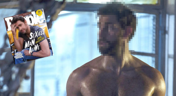 “Yaşayan En Çekici Erkek” ödülünün sahibini gören gözlerine inanamadı!