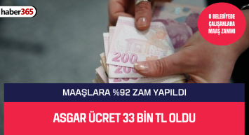 Zam beklenmedik anda geldi! %92 zamla binlerce çalışana ASGARİ ÜCRET 33 Bin TL oldu