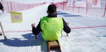 Erciyes'te Geleneksel Kızak Türkiye Şampiyonası Rüzgârı
